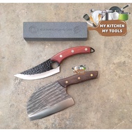 (Hari Qurban Special) Chef's Knife combo / Serbian knife / Husk Knife / Pisau lapah Jepun/ Pisau Lap