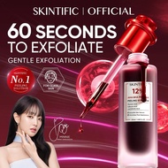SKINTIFIC 12%AHA BHA PHA LHA Intensive Peeling Solution Serum muka Whitening Essence Brightening Dar