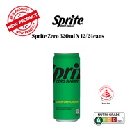 *NEW* Sprite Zero *SUGAR FREE* 12/24cans X 320ML