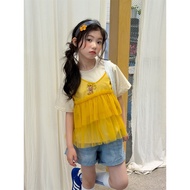 Korean fashion style t-shirt + halter top Set for girls 2026 - A2051