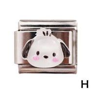 Italian Charms Bracelet Vintage Custom Charm Bracelet W0C6 Y2K 90s Bracelet DIY Cartoon Italian