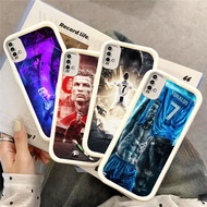 DN6 CR7 Ronaldo Black White soft Silicone hp Plating Casing for Xiaomi Redmi Note poco 7 M6Pro 14C 1