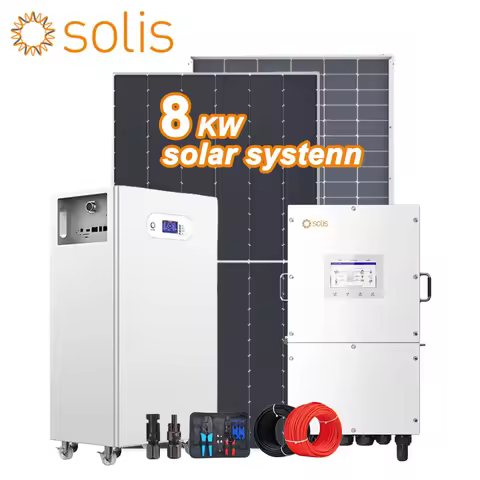 Household Hybrid Solar Energy System Full Package 8Kw 8000W 20Kw 30Kw Off Grid Solar Power System wi