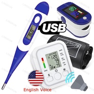 English Voice Digital Arm Blood Pressure Cuff Sensor Monitor BP Automatic Pressure Tonometer Tensiom