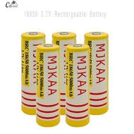 MJKAA 5pcs 3.7V 18650 5000mAh Li-ion Rechargeable Battery for Flashlight Hot New 18650 battery 3.7V