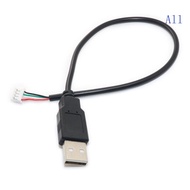 All PH1 5 Female to USB 2 0 Male to 4 pin Data Cable  Transmission 30cm 12Inch