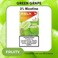 Ready JT RELX Pod Pro 2 Plus - Green Grape (Isi 1 Pod) Infinity Essential Pod Pro