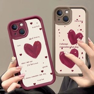Phone Case Red Lover heart For iphone 7 PLUS 8 PLUS 6PLUS 6SPLUS Casing silicone 8+ 7+ 6+ 6S+ SE 2020 2022