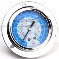 Hongsen Cooler Unit R410A High Low Pressure Oil Gauge Oil Filling Pressure Gauge R22R134AR404A Refri