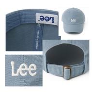 LEE Small Logo Cotton Curve Ball Cap