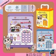 Labubu Kids Money Saving Box Piggy Bank Password Tabung Duit Digital Money Fingerprint Unlock Tabung