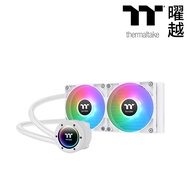 【TT thermaltake 曜越】TH240 V2 ARGB Sync 主板連動版一體式水冷散熱器 白色