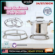 PRADO Reversible Size Home Stainless Steel Support Cooker Pots Holder Pan Kitchen Stove Rack Wok Rin