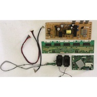 (322) Sharp LC-32L400M Mainboard, Powerboard, Inverter, LVDS, Cables, Speaker. Used TV Spare Part