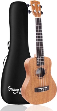 Strong Wind Concert Ukulele Mahogany 23 Inch Ukeleles for Beginners Adult Uke Hawaiian Starter Uka