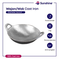 Pre-Seasoned Cast Steel Frying Pan 6 Pieces (16cm) Non-Stick/ Cast Iron Frying Pan/ Cast Iron Frying