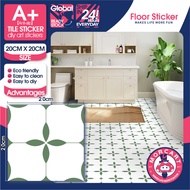Ready Stock Waterproof Vinyl Tile Sticker for Kitchen, Floor, Bathroom -Tile Sticker Kitchen