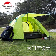 Naturehike P Series 2-4 Person Camping Tent Ultralight Family Hiking Tent Outdoor Camping Beach Tent Anti-UV UPF50+ Tent