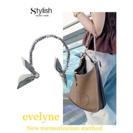 Suitable for Hermes Evelyne Bag - Mini Shoulder Strap Replacement with Silk Scarf Chain