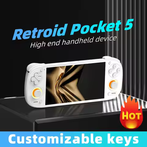 Retroid Pocket 5 SD865 5.5-inch Oled HD screen Bluetooth 5.1 Android 5000mAh battery Retro handheld 