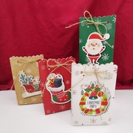 24pcs Paper Bag with Stickers, Colorful Gift Bag Food Grade Kraft Paper Lunch Bags for Birthday