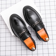 New Arrival Fashion Luxury Men Formal Office Slip On Shoes Business Party Office Breathable 3EY4