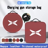 ＸPENG Portable Car Charging Gun Cable Storage Box car organizing box  New energy car charging gun st