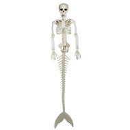 Halloween Skeleton Mermaid Skeleton Scene Decoration Outdoor Cemetery Haunted House Horror Scene Dec