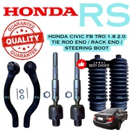 Honda Civic FB TRO 1.8 2.0 Tie Rod End, Rack End, Steering Boot (1 Set)