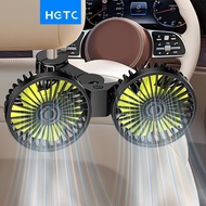 Car Fan Car Backseat Fan for Backseat Kids Dual Head Usb Car Headrest Fan for Car Backseat Kids