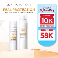 【Sunscreen Mist】SKINTIFIC All Day Light Sunscreen Mist SPF50 PA++++ Sunscreen Spray 120ML / SKINTIFI
