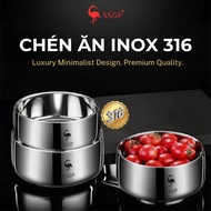 SSGP multi-purpose 316L Frankfurt stainless steel bowl Rice bowl, high quality stainless steel bowl,