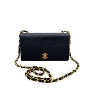 95%NEW二手CHANEL CF20 中古 黑色羊皮金扣 VINTAGE CLASSIC FLAP #香榭站正品