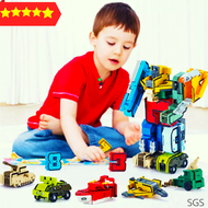 SGS - Mainan Bongkar Pasang Robot Angka Emco Morphers Megabots Transfor / Mainan Robot Angka / Maina