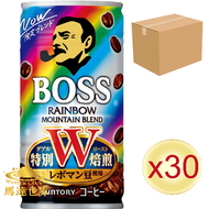 【原箱30罐裝】Boss 彩虹山咖啡 185ml 日本直送  (*新舊批次包裝隨機發貨)此日期前最佳：2027/4
