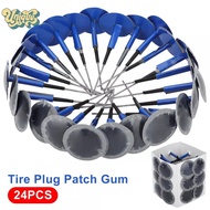 (Unique) 24pcs Tire Patches Kit 36*4mm Tire Repair Patch Plug Kit Mushroom Plug Patch Gum For Tire T