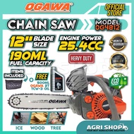 Agrishop Ogawa 12" Mini Lightweight Petrol Gasoline Chain Saw Chainsaw FOC Ogawa 2T 500ml