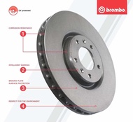 จานเบรคBmw X1 F48 F2 F39 จานเบรคBrenbo ราคาใบละ ของแท้