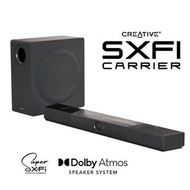 Creative SXFI Carrier Dolby Atmos Soundbar with wireless Subwoofer