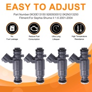 【P.C.H】-Car Injector Kit 4Pcs for Sephia Shuma II 1.6 2001- 2004 Engine Parts 9260930012 0K30E13150