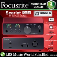 Focusrite Scarlett Solo 4th Gen USB Recording Audio Interface (4th Generation)
