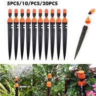 5/10/20PCS Micro Bubble Drip Irrigation Adjustable Emitters Stake Water Dripper for Farmland Watering Greenhouse Garden