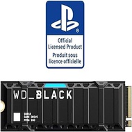 WD_BLACK 1TB SN850 NVMe SSD for PS5 Consoles Solid State Drive with Heatsink - Gen4 PCIe, M.2 2280, 