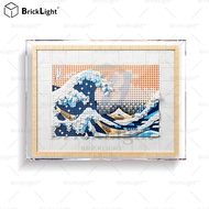 BrickLight™for ️Acrylic transparent display box,  blind box for LEGO Hokusai – 31208 Kanagawa Surf L