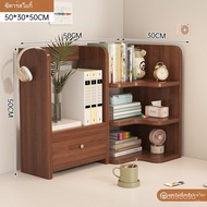 Desktop Bookshelf Small Multi-Layer Shelf For Bedroom Desk Living Room Table Simple Bookcase KI7U 01