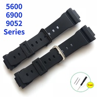 16mm Watch Strap for Casio for G-shock GW M5610 DW 5600 DW5610 5700 DW6900 9052 Silicone Watch Strap Plastic PU Watchbands Student Bracelet Men Women Digital Watch Band