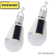 SHENING23  Emergency Bulb, E27 Flicker-Free LED Rechargeable Bulb Light,  Portable 7W 12W 1200mAh Ni