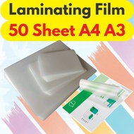 Laminate / Laminating Film 50's A4 /A3 Plastic Sarung Laminate Film