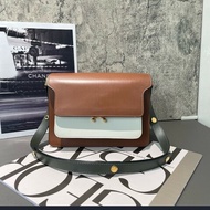 Marni trunk box 中號 拼色 風琴包 肩背包