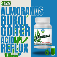 Original Pure HC Spirulina Tablets 100 capsules Bukol Goiter Almoranas | Herbalmeds